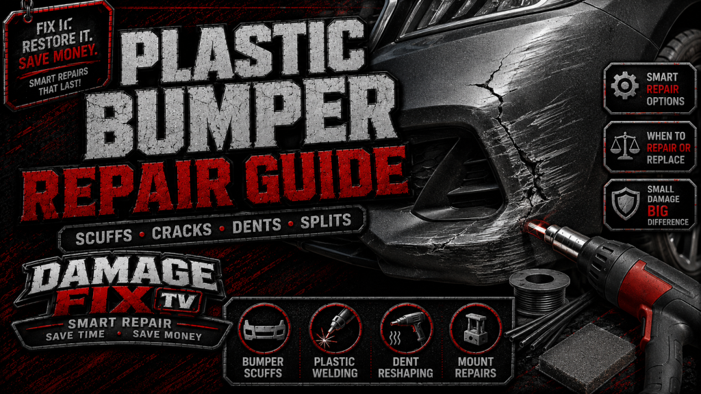 plastic bumper repair guide