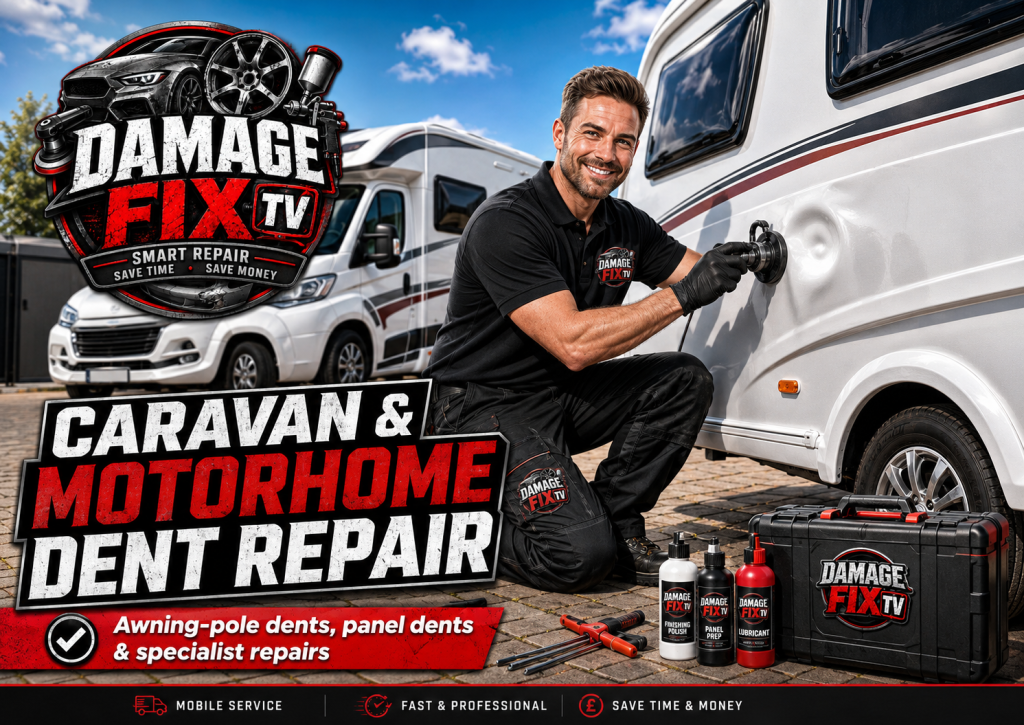 caravan motorhome dent repairs