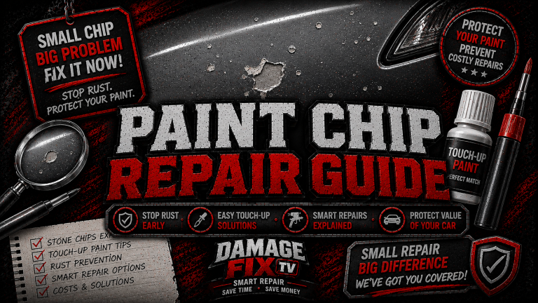 car paint chip repair guide