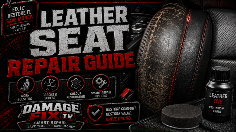 car leather seat repair
