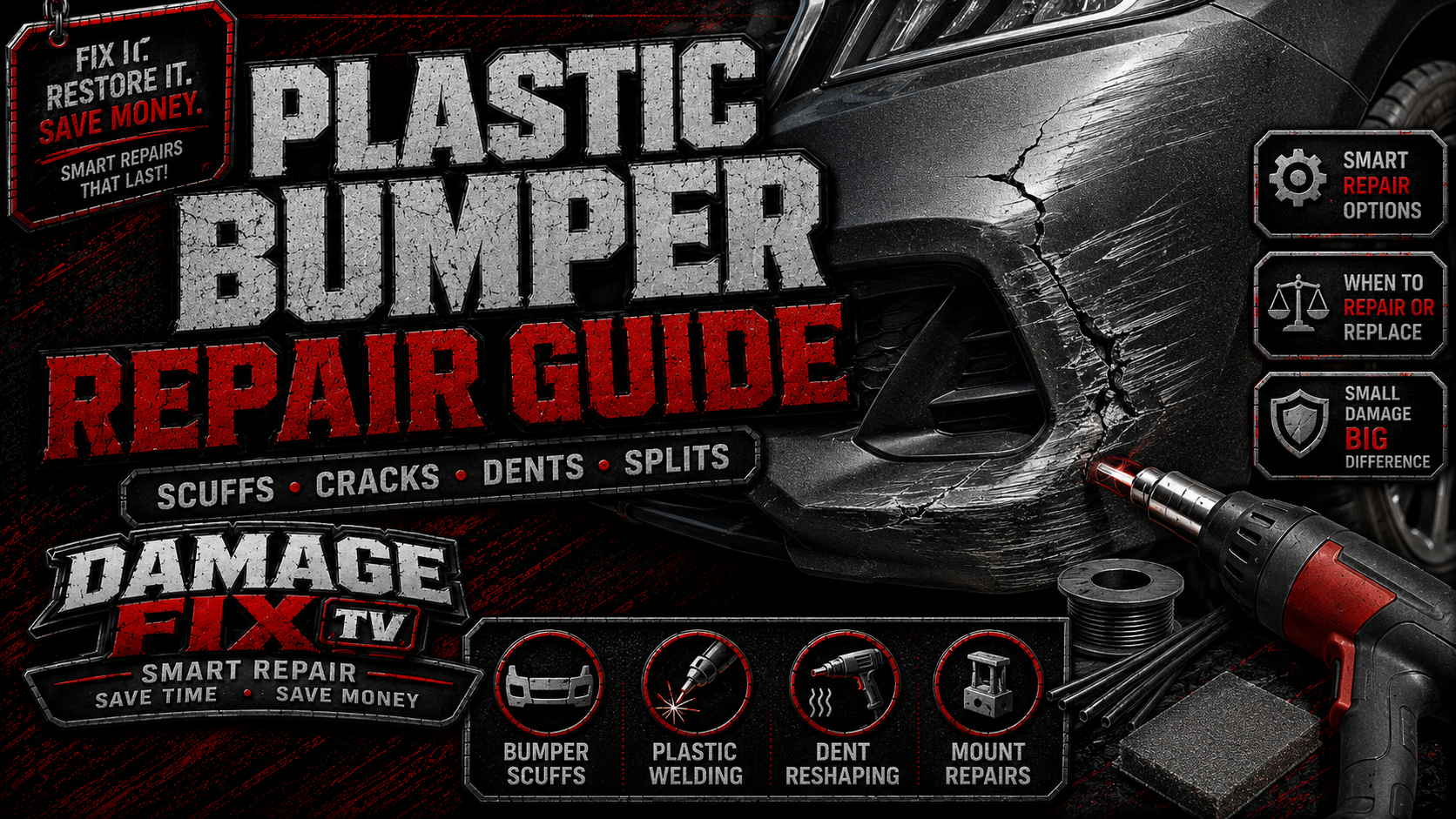 plastic bumper repair guide
