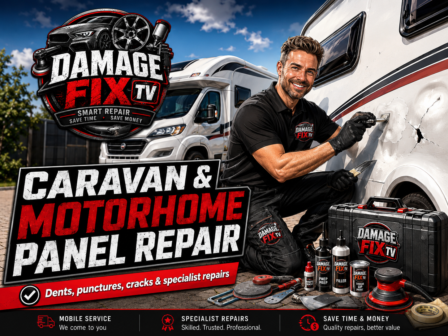 caravan panel repair