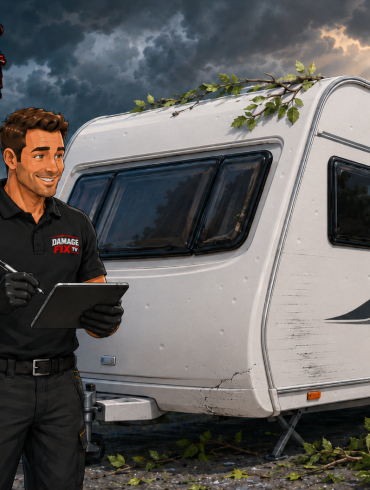 caravan hail damage repair