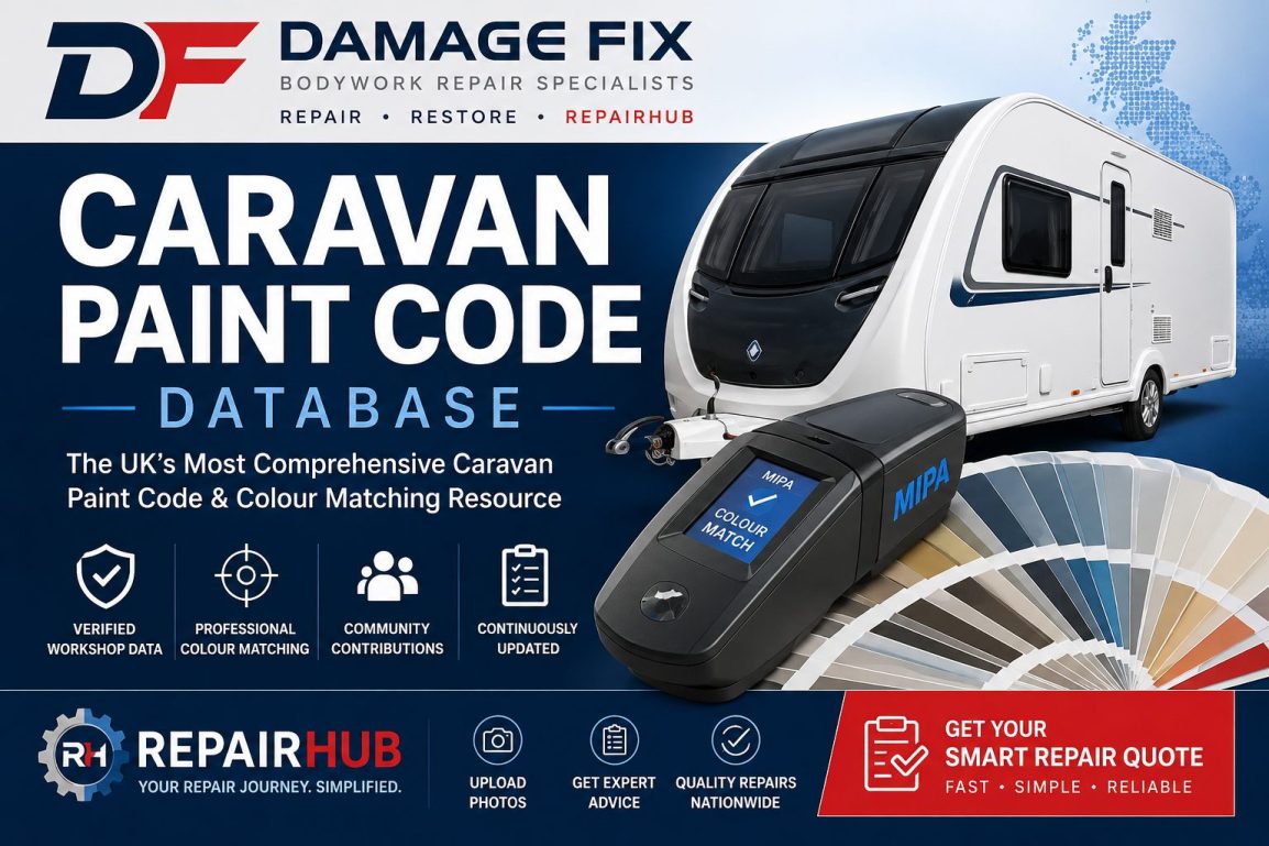 caravan paint codes