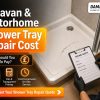 caravan and motorhome shower tray repair cost